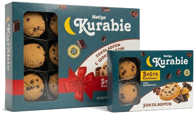 Печенье Kurabie с шоколадом