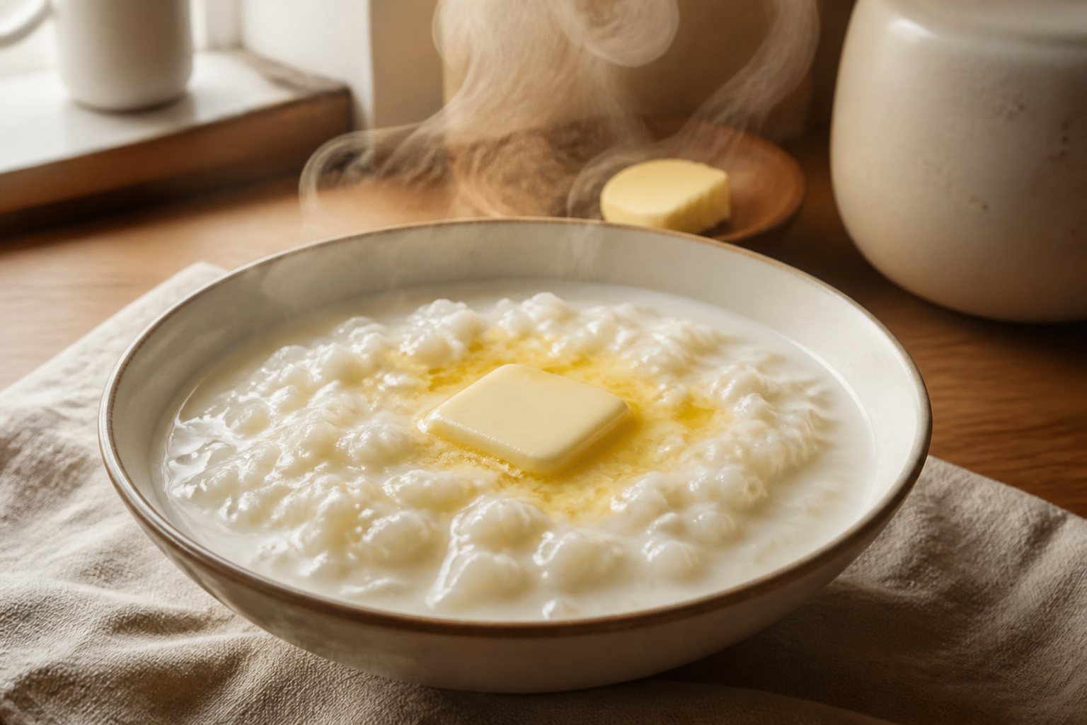 Рисовая каша на молоке