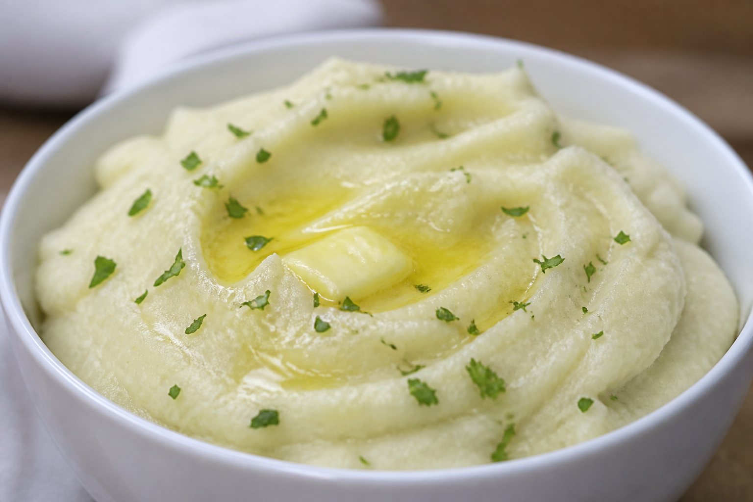 Картофельное пюре с маслом